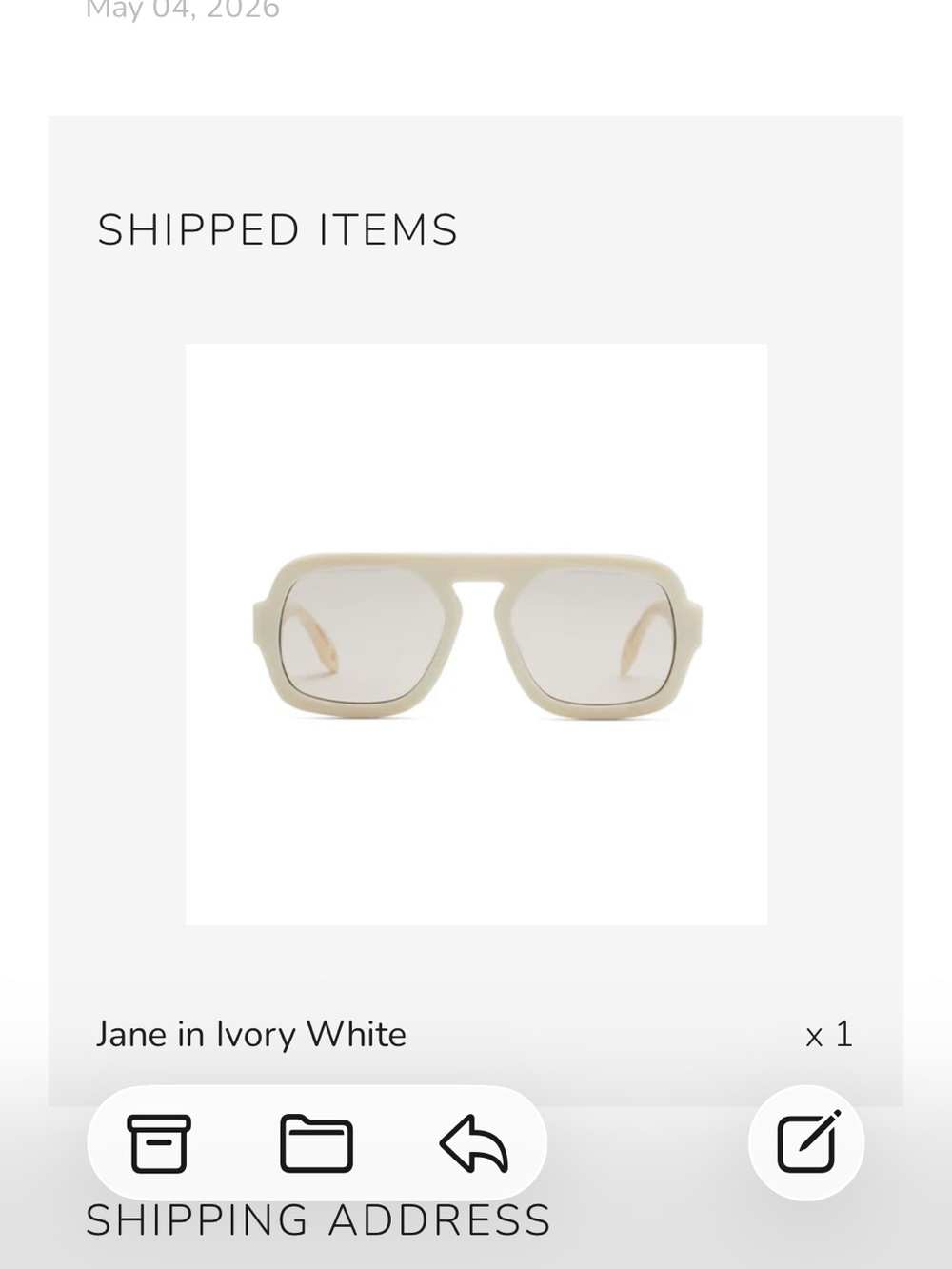 NEW Elisa Johnson Jane in ivory